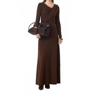 NEW SUNCOO pleor long sleeve top in cafe